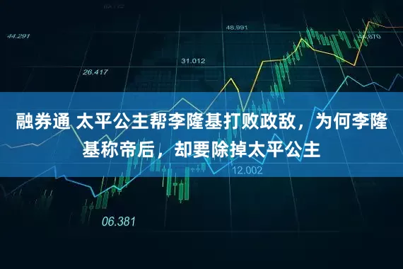 融券通 太平公主帮李隆基打败政敌，为何李隆基称帝后，却要除掉太平公主